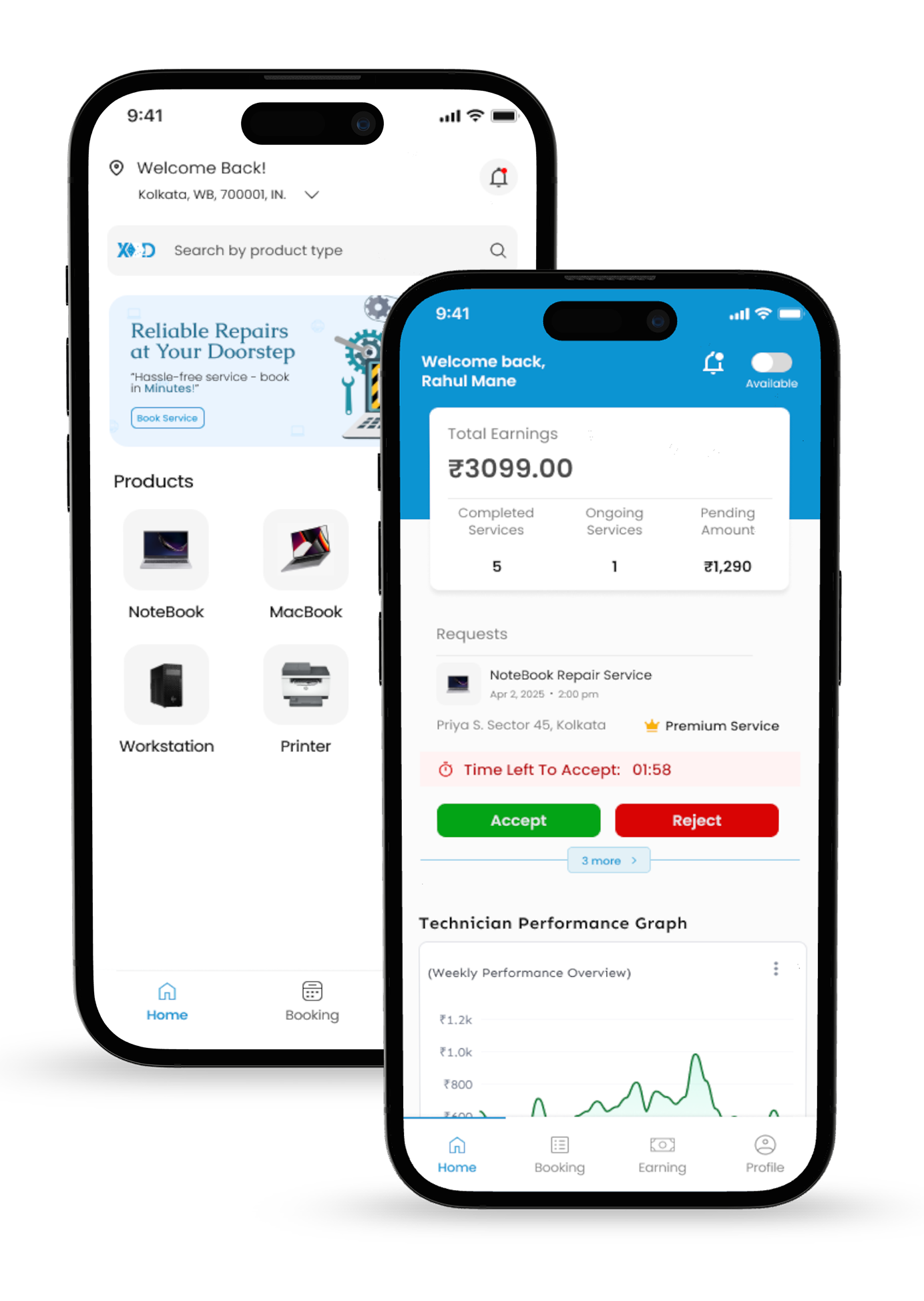XDelight — IT & AC Service Repair App